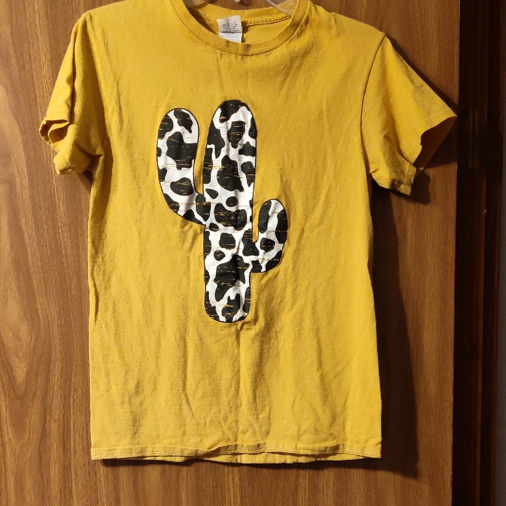 Yellow Cactus Kids T-Shirt